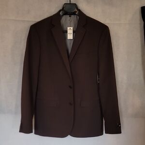 Express Extra Slim Dark Brown Men's Blazer